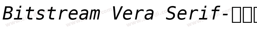 Bitstream Vera Serif字体转换